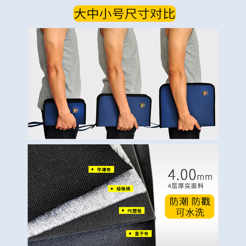 Kit de herramientas eléctricas rápido pequeño portátil lienzo multifuncional mantenimiento portátil bolsa de almacenamiento de herramientas de red doméstica