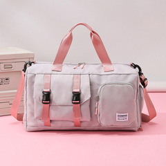 戶外運動健身包新款短途手提行李包女多口袋瑜伽包批發戶外旅行包