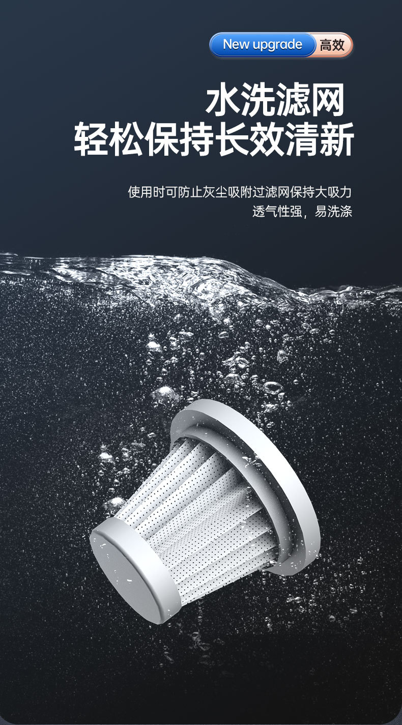 Car Vacuum Cleaner with Suction and Blowing Functions, Handheld, Wireless, High Suction Power, Multifunctional, High-Energy, Small, Rechargeable, for Home Use