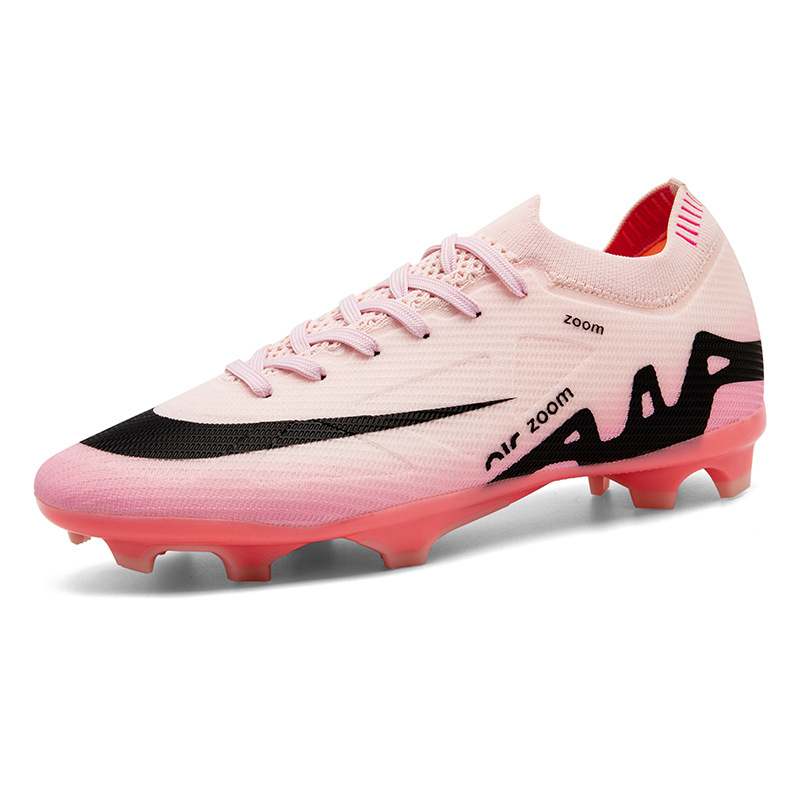 2025 nuevos zapatos de entrenamiento de clavos largos para hombres y mujeres zapatos de fútbol juveniles zapatos de fútbol estudiantes fábrica directa
