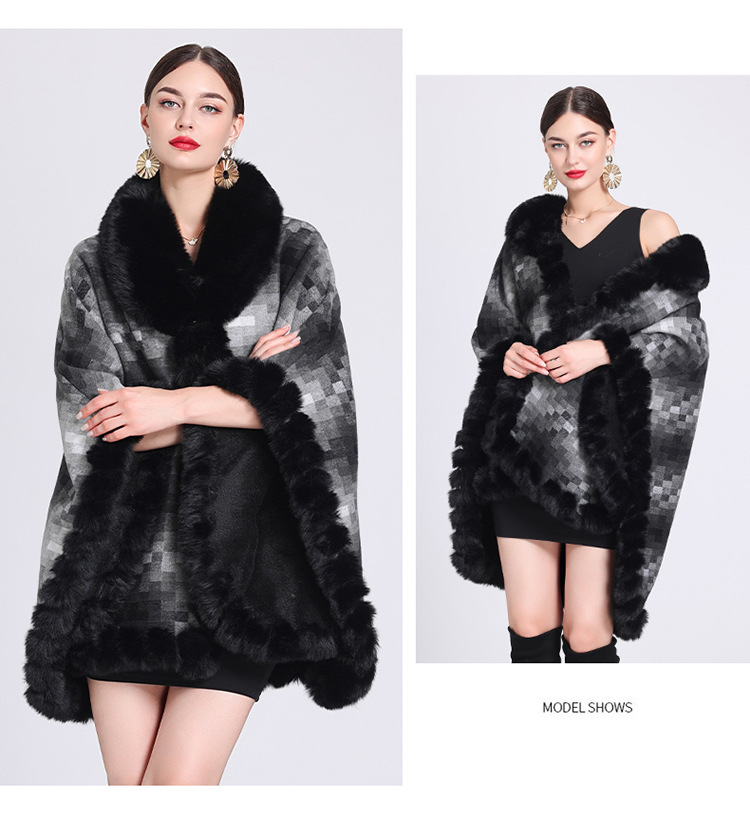 Women's sweater cardigan plus-size woolen coat_voghion.com