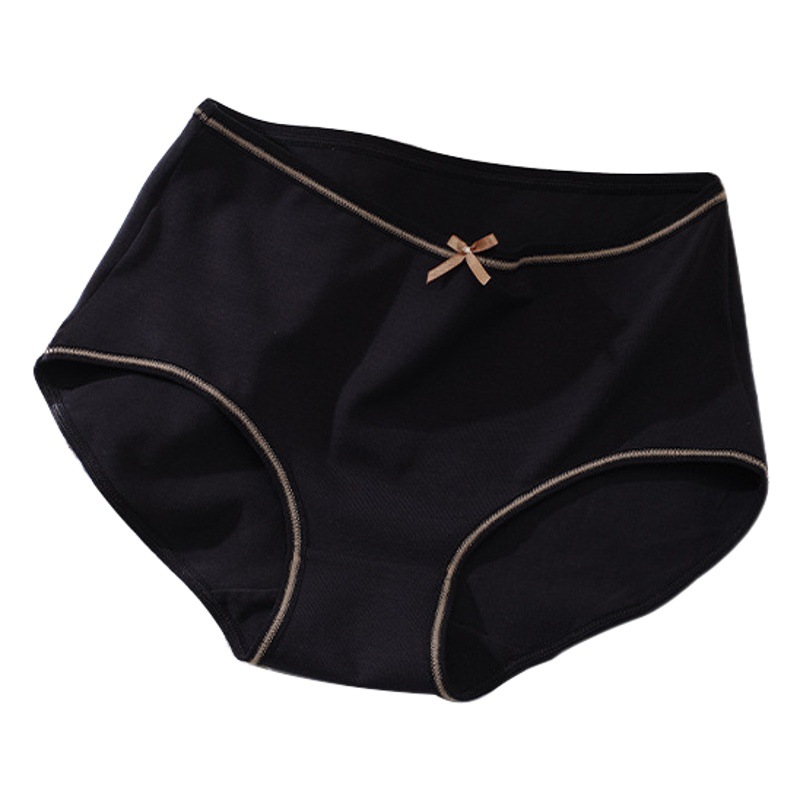 Fábrica al por mayor ropa interior de mujer ropa interior de algodón de mujer simple mariposa impresa algodón de cintura media ropa interior de algodón de mujer