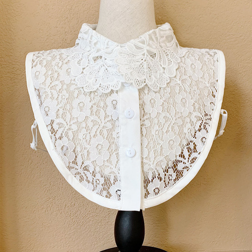 Fake Collar Women's Lace Fake Collar Autumn Doll Collar Decorative Shirt Collar Summer Versatile Stand Collar Winter Wholesale