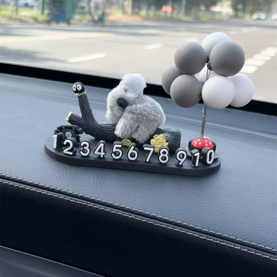 Car Temporary Parking New Mobile Nömrəli dayanma kartı - branch-koala-balloon-vertical-stop-plate