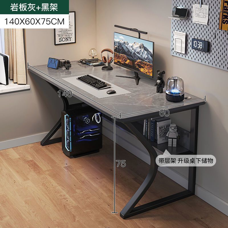 コンピュータデスクデスクトップ寝室ホームテーブルシンプルモダンオフィスデスクデスクと椅子セット小型シンプルなeスポーツテーブル|undefined