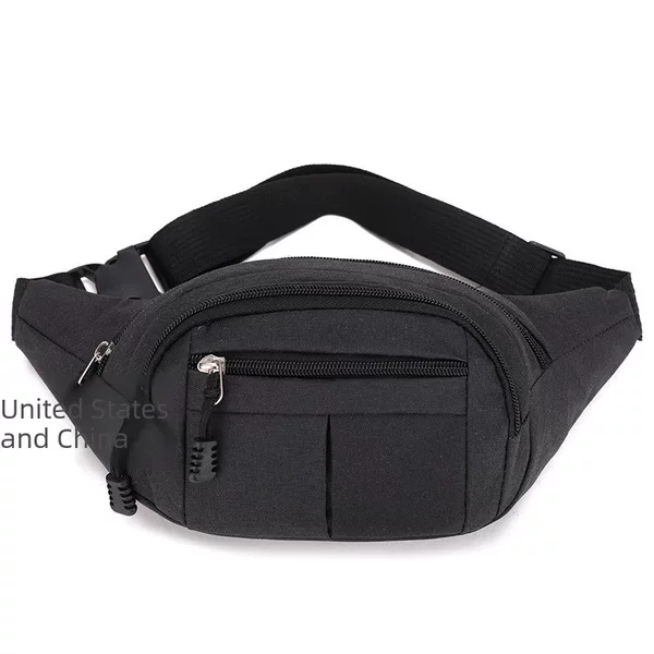 Sports multi-functional waist bag men and women large capacity cash register bag business waist bag multi-compartment waist bag Outdoor
