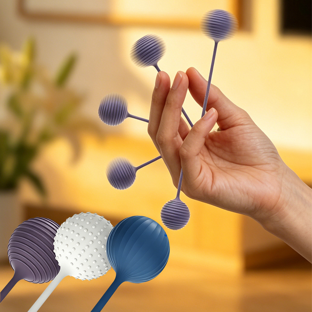 Creative Silicone Stress Relief Beads Stress Relief Toy for Stress Relief, Worry Beads, Portable for Home and Office Desk