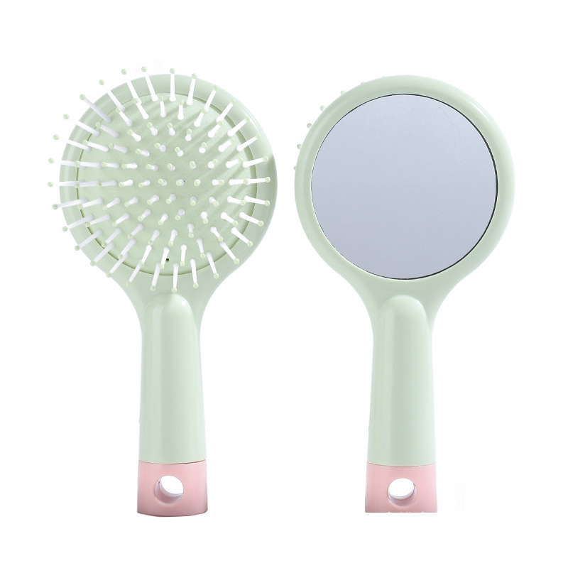 Peines de chicas estudiantes de polvo de aire con peines sueltos con espejo de masaje de aire mini nuevo tipo de mano