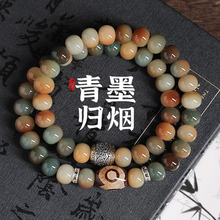 敦煌问天菩提根子DIY手持串链文玩风化干磨老料男女士108颗佛念珠