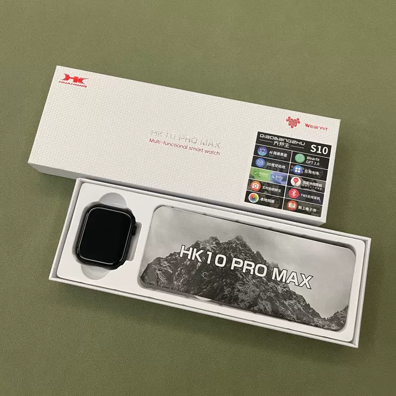 乔帮主 New HK10 Promax Smart Watch Double Payment Map Navigation Local Album and TWS Foreign Trade