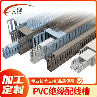 PVC Wire TroUgh SqUare Flame Retardant InsUlated Plastic Wiring TroUgh Control Cabinet U-shaped Wire TroUgh IndUstrial Wiring Line TroUgh
