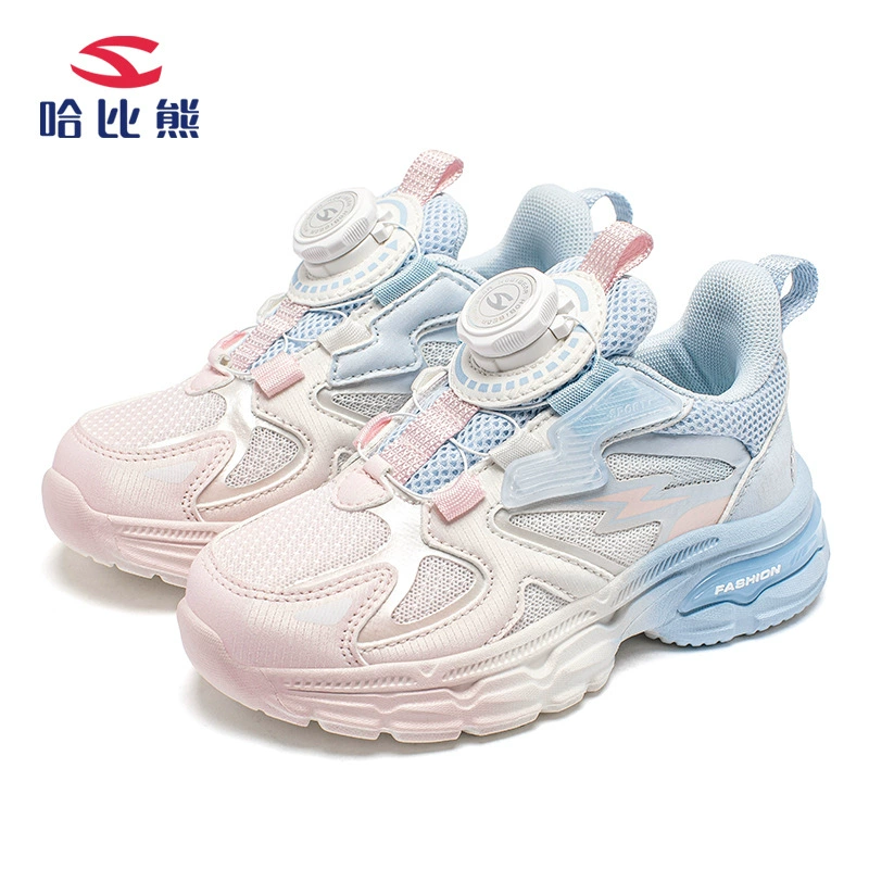Кроссовки Habi Xiong Net Noodle Spring для девочек, Jellefast Double‑Mesh спортивные, повседневные с мягкой подошвой для бега