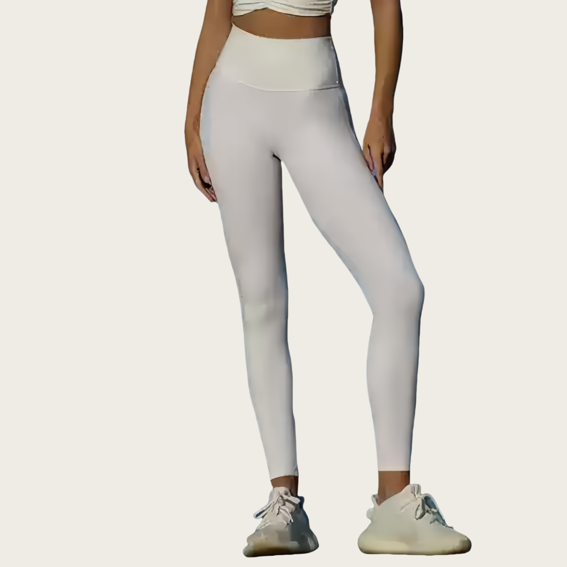 Pantalones de compresión de cadera transpirables y cómodos para eliminar el sudor. Pantalones de yoga de nueve puntos. Pantalones deportivos para correr.