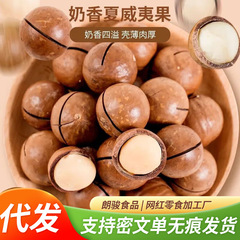 代発ハワイ果クリーム味大果500g卸売り胡桃果薄皮手剥ぎ口ハワイ果