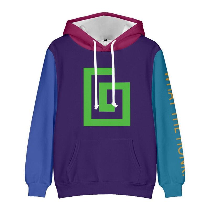 Cross-Border New Karl Jacobs3D digital printing trend casual hoodie hoodie men's one-piece hair generation