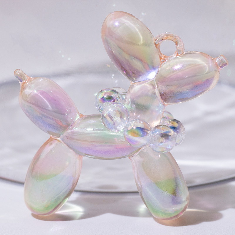 높은 투명 라이트 오렌지 (투명 비즈)