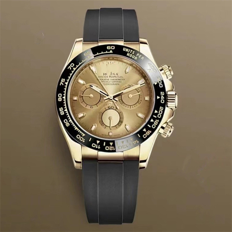 Laojiaditong transfronterizo toma un reloj mecánico de tres ojos y seis agujas para hombre, reloj multifuncional con cinturón de acero para hombre