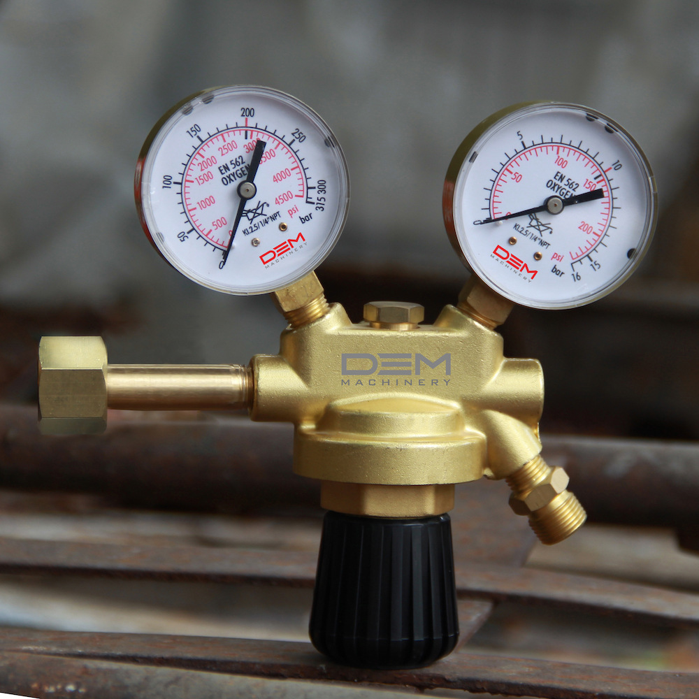 Gasgrip 跨境氩气减压阀 CGA580接口AR-191Y二氧化碳氩气表高压