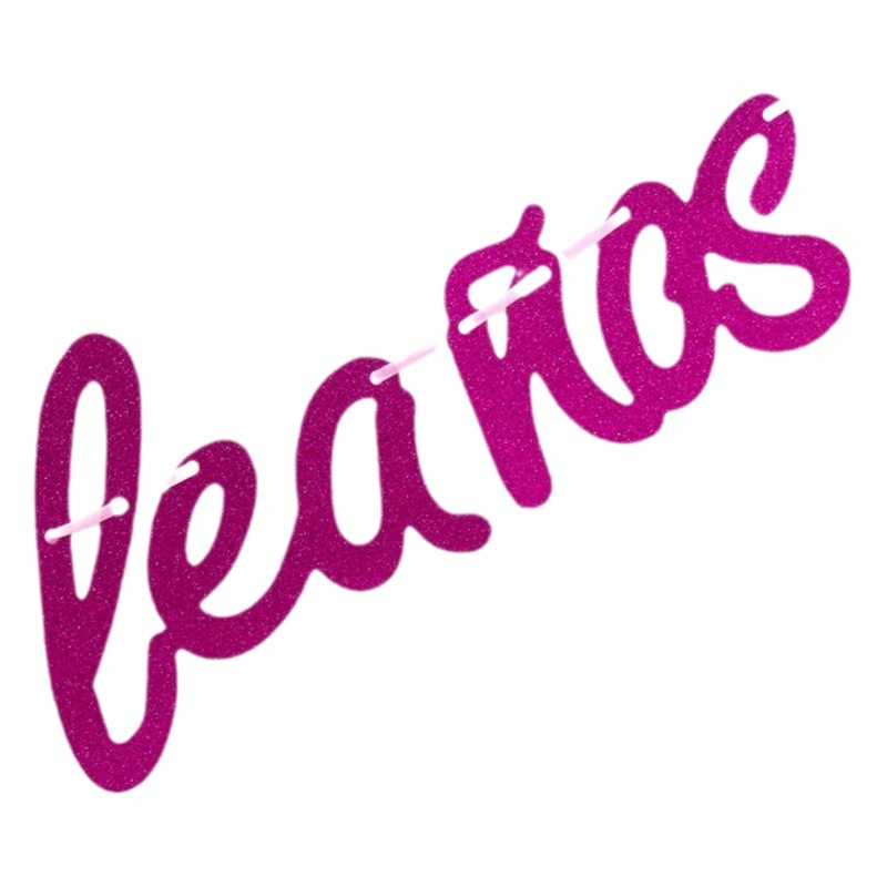 Glitter letras cumpleaños bandera decoración fiesta suministros colgando bandera estilo occidental con Font banner Fondo pared