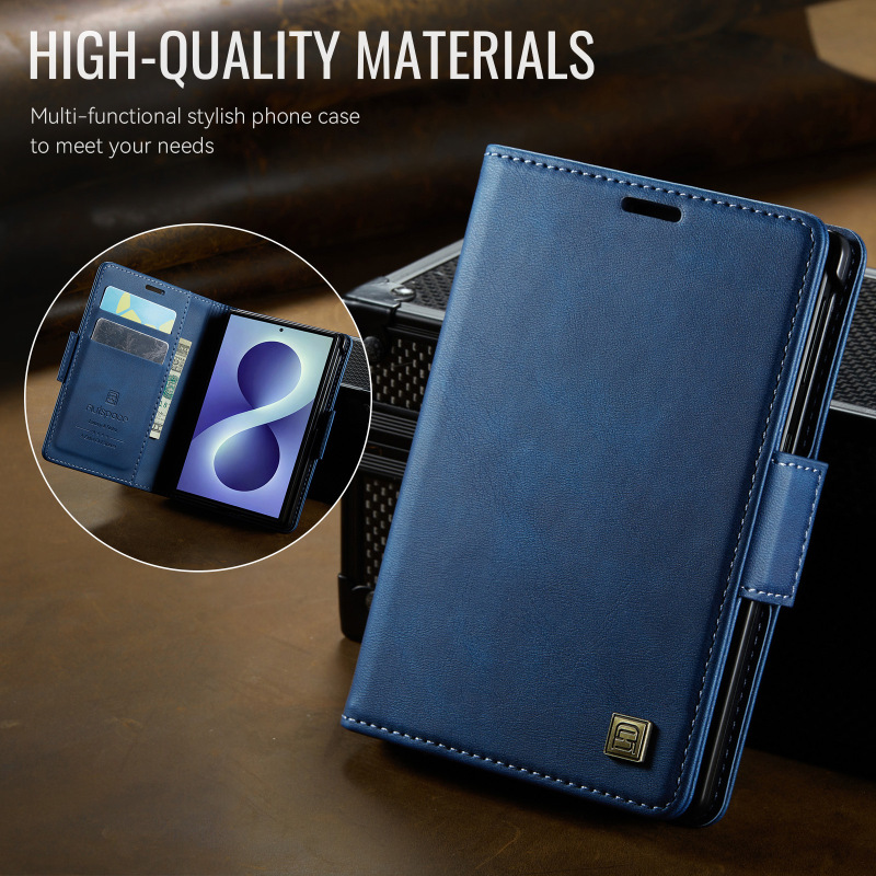Suitable for Samsung Z Galaxy Fold 8 flip-type magnetic buckle phone case, Samsung card slot stand protective cover Suitable for Samsung Z Galaxy Fold 8 flip-type magnetic buckle phone case, Samsung card slot stand protective cover
