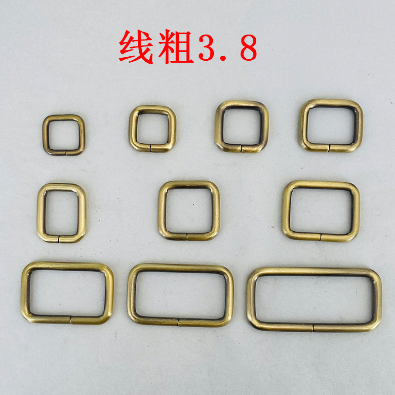 現物古掃色角ボタンケース金物金属口ボタンバッグ服飾リボン針金角ボタンダイカスト|undefined