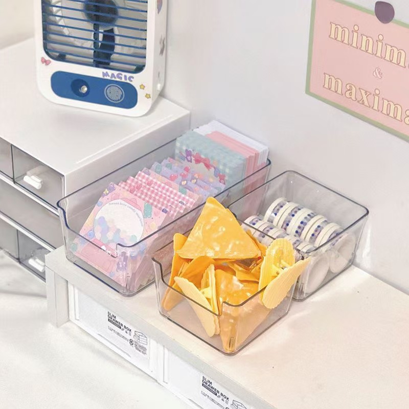 Rectangular acrylic storage box