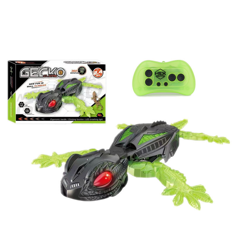 Transfronterizo Amazon escalada pared gigante control remoto robot juguete explosivo simulación control remoto animal juguete Halloween