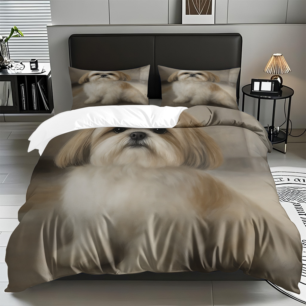 Cute perrito abrasión kit impresión digital pro-piel fabricante textil respirable venta directa soporte TEMU / JIT