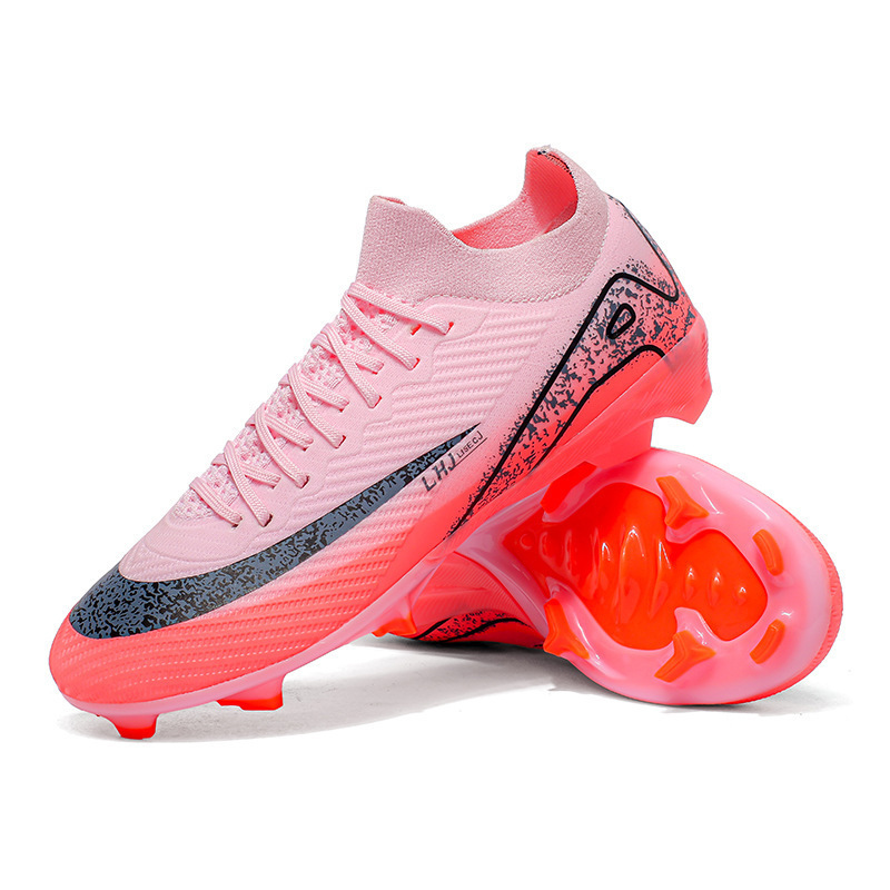 Zapatos de Fútbol con Tacos AG de TPU y KPU Transpirables para Césped Natural y Artificial