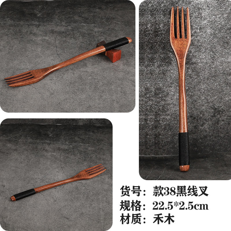 Suministro directo de fábrica cuchara de bobinado, cuchara de madera de mango largo cuchara de madera anti-escaldado cuchara en stock al por mayor