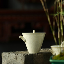 景德镇不烫手抓壶志野粗陶创意过滤茶壶功夫茶具个性隔热小泡茶壶