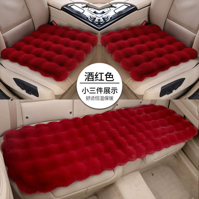 Seat cushion, seat cover – piece seat cushion - wine-red-main-driver-single-seat