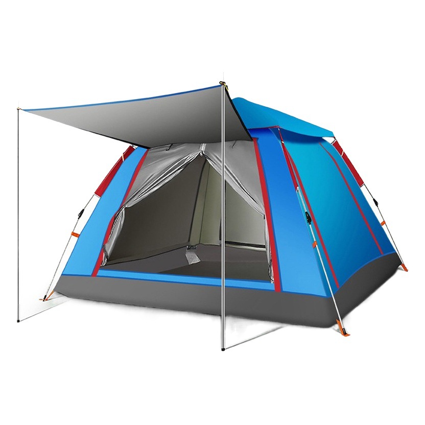 Al Aire Libre de cuatro lados tienda automática de apertura rápida 210D Oxford tela impermeable protector solar portátil camping picnic tienda