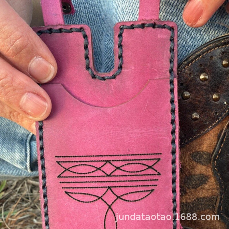 Cross-Border New Product Snap-Button Western Boot Coin Purse, Retro Cowboy Style Portable Western Boot Coin Purse Card Holder Cross-Border New Product Snap-Button Western Boot Coin Purse, Retro Cowboy Style Portable Western Boot Coin Purse Card Holder