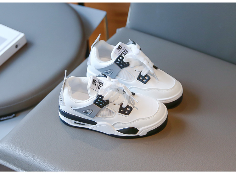 Sport 2023 Herbst Neue Koreanische Ausgabe kinder Laufschuhe Leder Modische Mittlere und Große Jungen_voghion.com