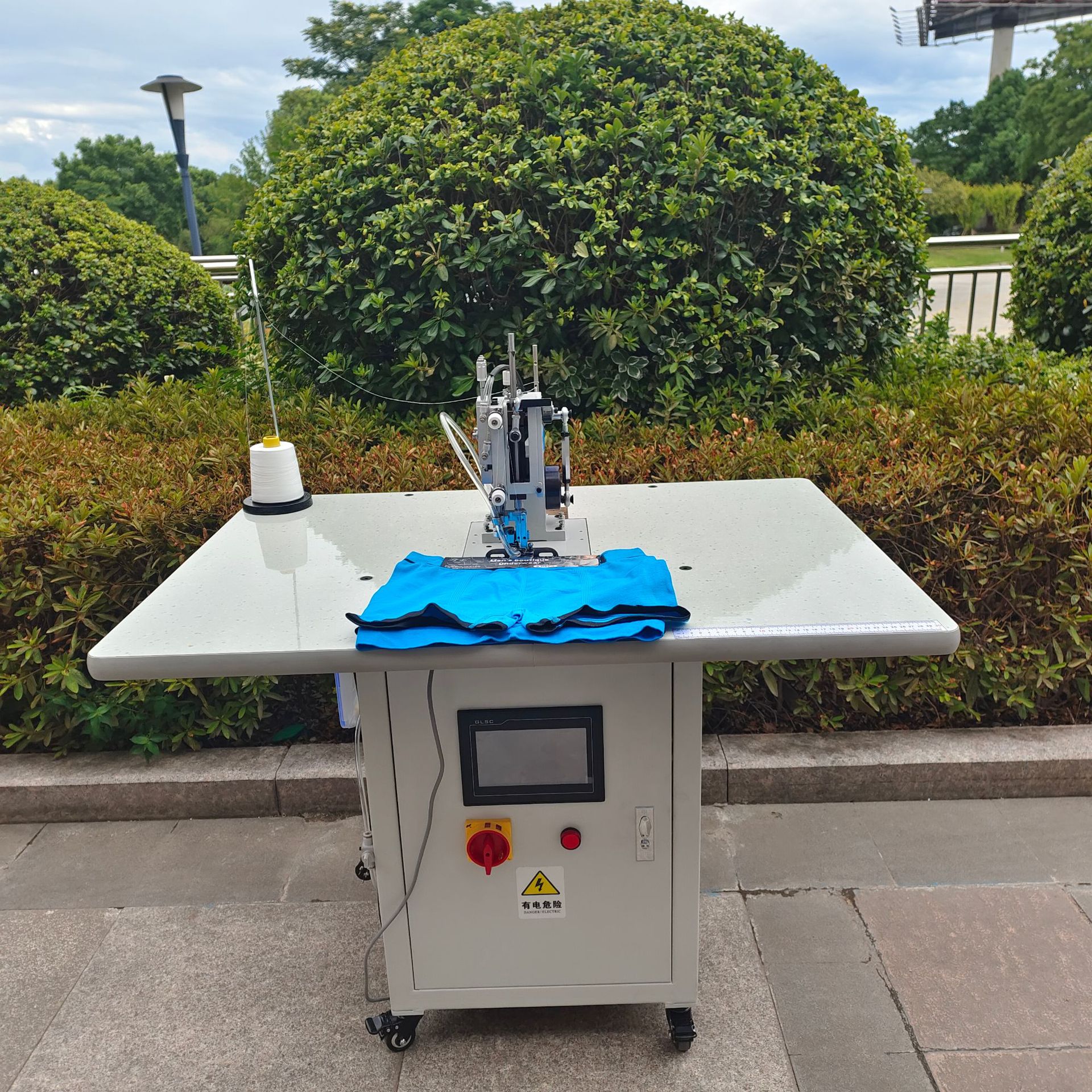 活结袜子内裤钉标机 订线标缝纫机   手套内衣专用卡头打卡纸机