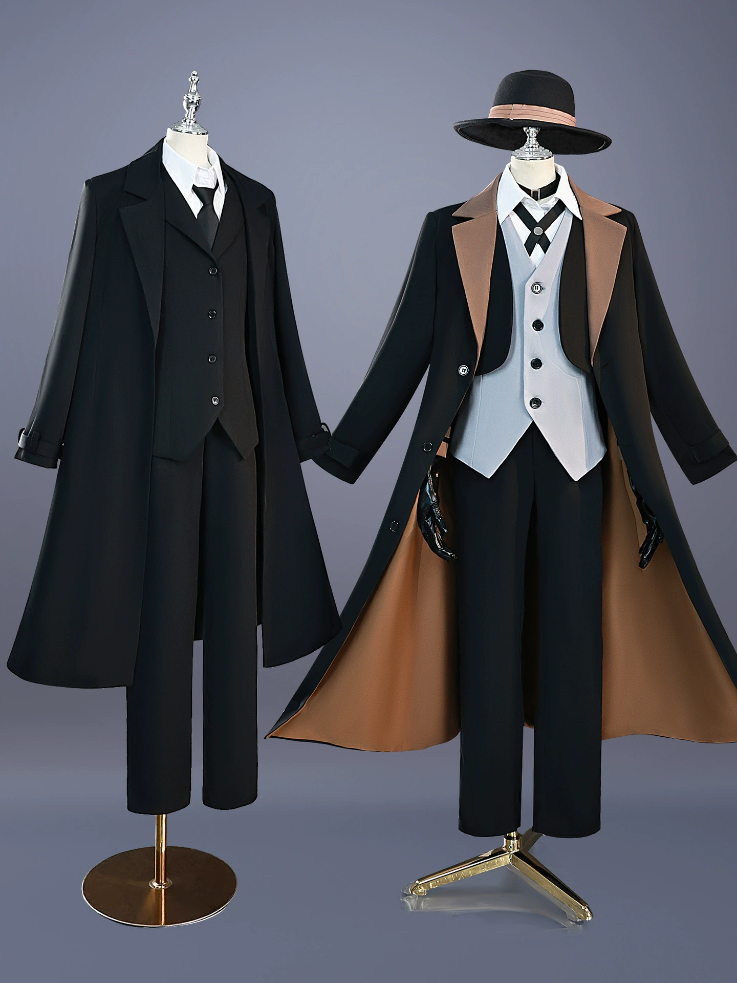 Косплей-костюм (Fog) Bungou Stray Dogs — Накахара Чуя / Дадзай Осаму, полный комплект, разные размеры