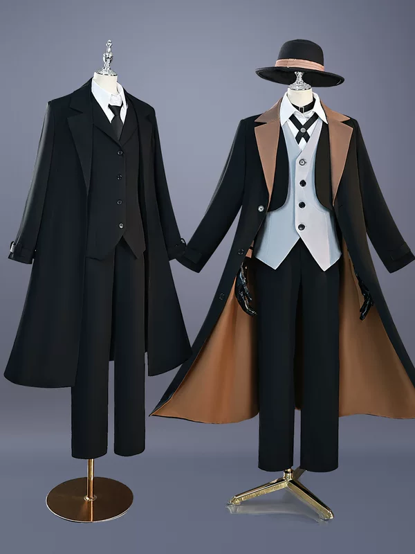 Косплей-костюм (Fog) Bungou Stray Dogs — Накахара Чуя / Дадзай Осаму, полный комплект, разные размеры