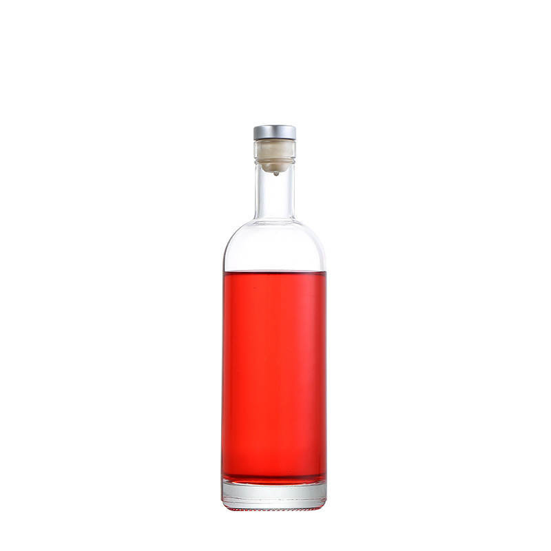 卸売り果実酒瓶透明蒙砂氷酒瓶シンプルファッション飲料ワイン分注空ガラス瓶|undefined
