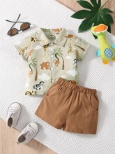 X 37175 Animal Print Shirt Set Ӥ��ӡ������ �羳����ѷŷ��
