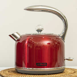 高雅女人复古电热水壶烧水壶家用不锈钢自动断电泡茶壶迷你开水壶