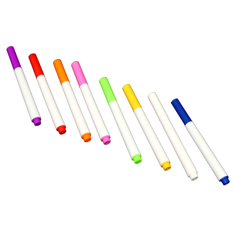  Chalk, ecological set dust-free, fluorescence lamp, erasable board, 8 colors