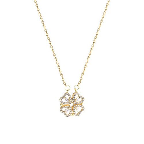 Korean style niche design high-end necklace jewelry for women versatile internet celebrity light luxury temperament titanium steel clavicle chain wholesale