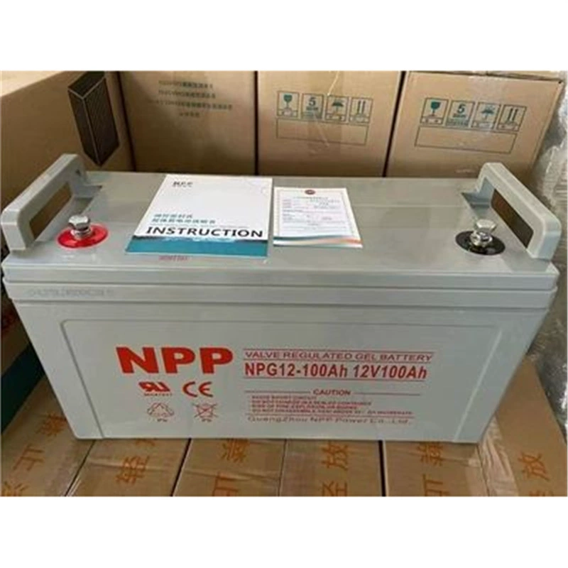Перезаряжаемая gel-батарея VRLA (NPP) NPG12‑65Ah 12В 65Ач — серия 12В 7–200 Ач, не требующая обслуживания
