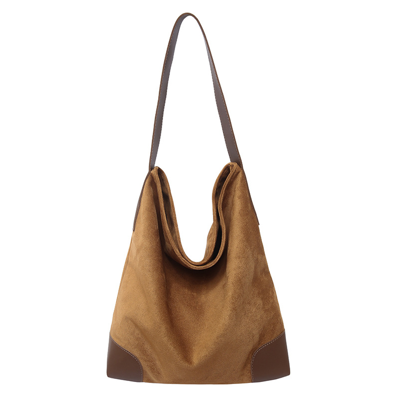 Commuting ins nicho zhong2025 otoño invierno bolsos retro versátiles y ligeros nuevos modelos TOT de hombro grande capacidad