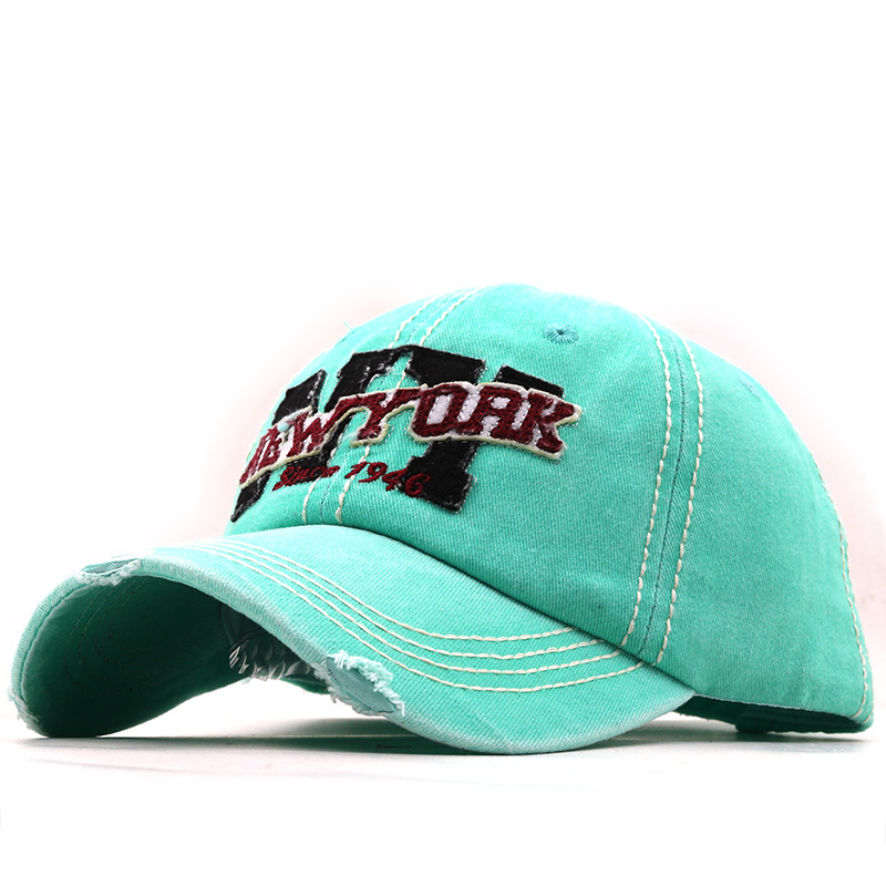 Mujeres Retro Letra Aleros Curvos Gorra De Beisbol display picture 4