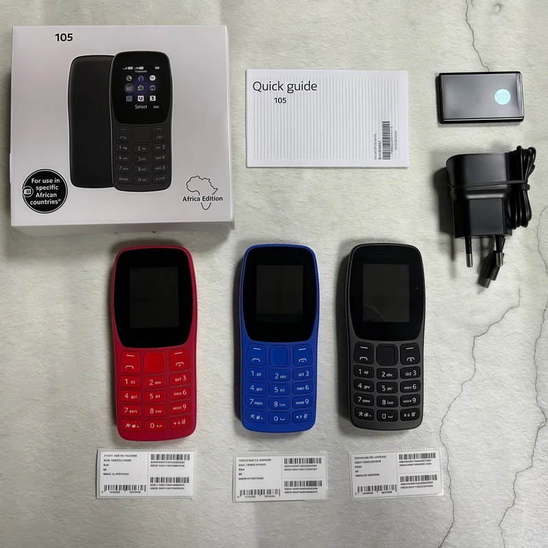 新しいアフリカのキーパッド電話機能機 105 2022 アフリカのクロスボーダーマルチカード 2G 外国貿易高齢者携帯電話|undefined