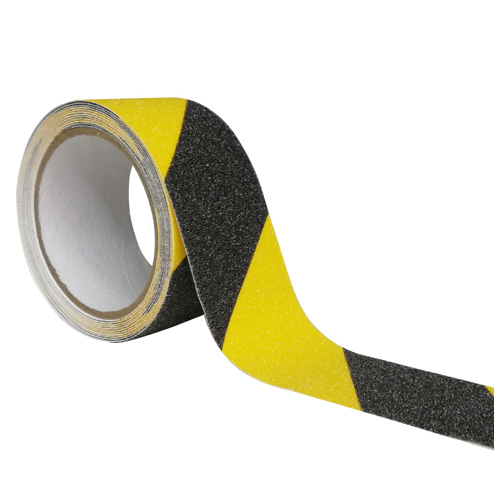 黒色滑り止めテープ PVC マットテープ 船舶用滑り止め防水フロアテープ サイリックステップステッカー