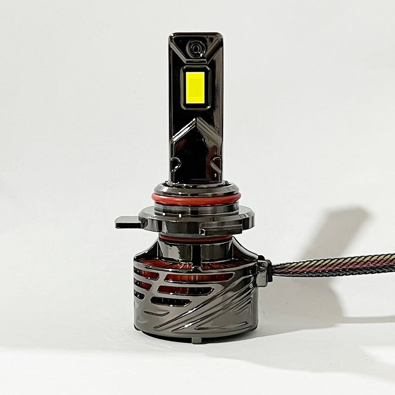 Faros LED para coche Amazon, súper brillantes, con doble tubo de cobre, luz blanca fría, haz alto y bajo, H4H16000K, universales image 12