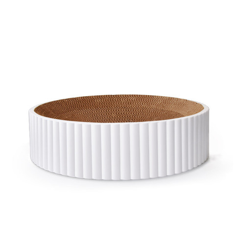 Factory Direct Sale Bowl-Shaped Cat Bed High-Density Scratch-Resistant and Wear-Resistant Thick Corrugated Paper Round Cat Scratching Mat Cat Supplies